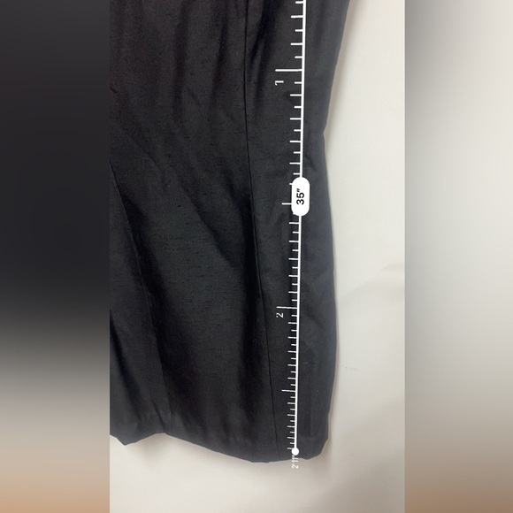 Watters and Watters sleeveless black textured dress Made in the USA size medium - Picture 10 of 10